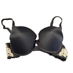 Wacoal Black Lace Underwire Padded Bra 34D